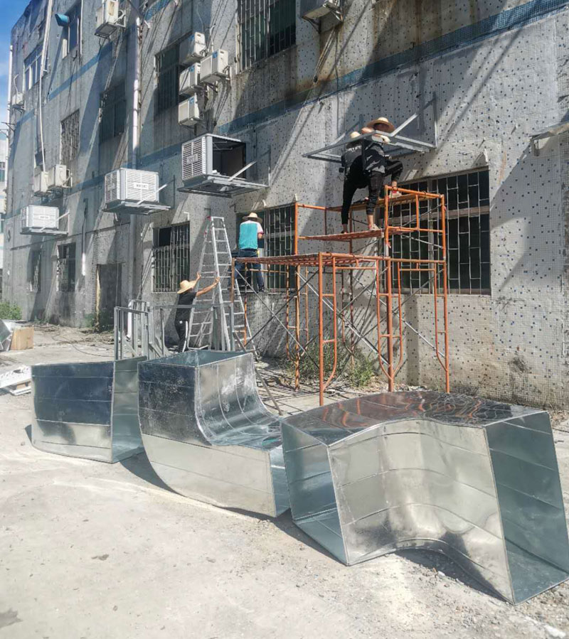 環保空調施工現場