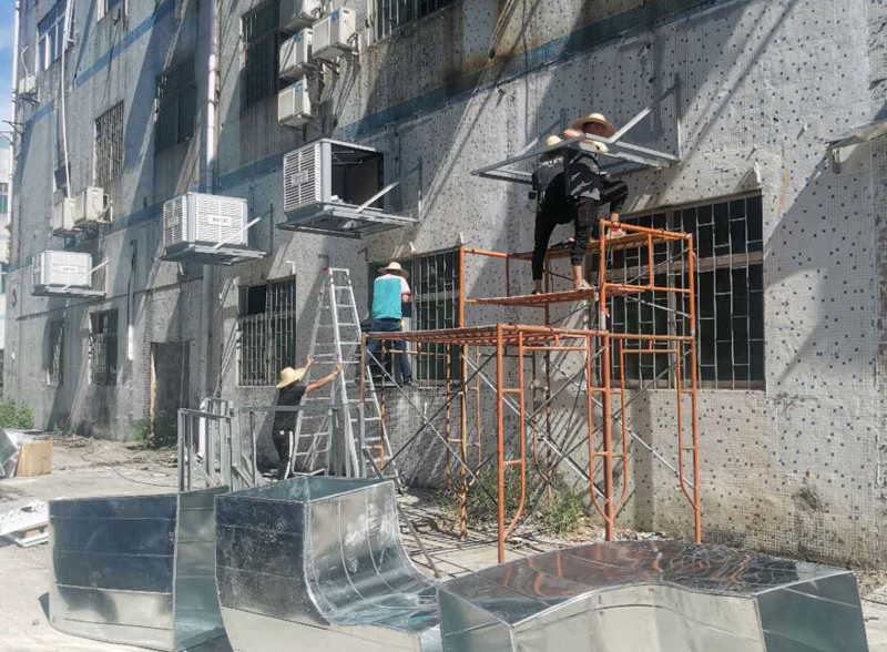 環(huán)保空調應用于工業(yè)廠房降溫通風