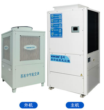 車間局部降溫 蒸發冷省電空調-立式管道機