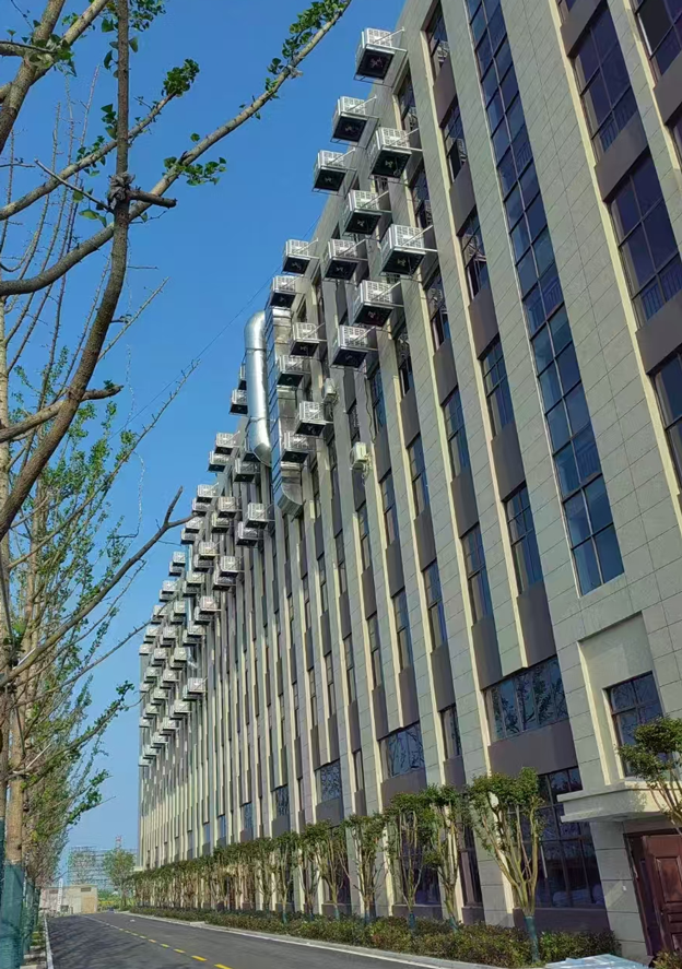 工業生產車間通風降溫換氣，應用工業水冷空調機