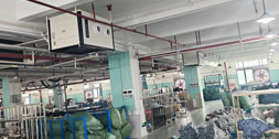 大型制衣廠整體精準(zhǔn)降溫，應(yīng)用蒸發(fā)冷省電空調(diào)